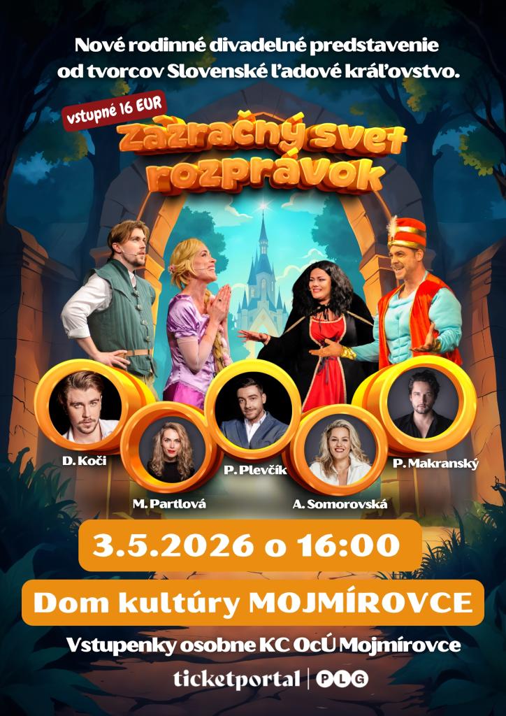 Zázračný svet rozprávok Mojmírovce 2026&nbsp;- plagát