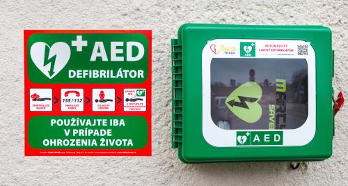 Defibrilátor AED - ilustračné