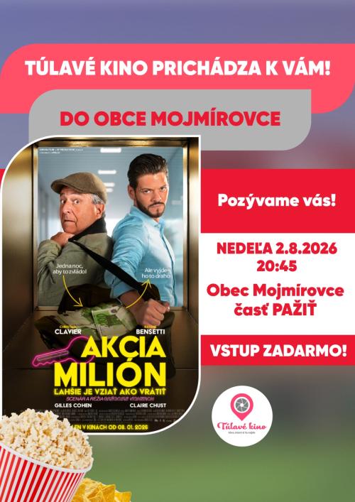 Túlavé kino Mojmírovce 2026